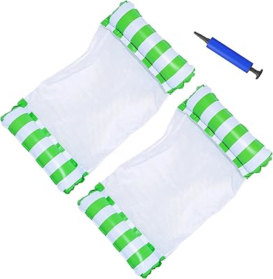 Two -part pool float, green inflatable swing, suitable for adults and children.. DIAYTAR NIGERIA: Your affordable gateway to thousands of products delivered within a week.