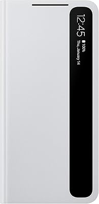 Samsung Galaxy S21 shell, S View Flip Cover - Gray (American version).. DIAYTAR NIGERIA delivers more than products - we deliver affordable solutions within the week.