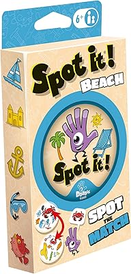 Spot it! Beach | Fun family game | Children's game | 6 and over | 2 to 8 players | Average playing time 15 minutes | Made by Zygomatic.. DIAYTAR NIGERIA delivers value, variety, and convenience with our nationwide 5-8 day shipping.