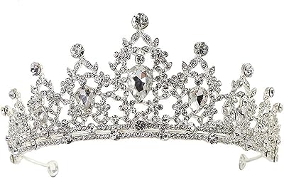 Diaode and queen tiara - Vintage Gothic Wedding Diademe in Crystal and Queen Bang For Girls, Princess for Wedding and Festival.. Browse endless categories on DIAYTAR Nigeria — your items delivered in just days.
