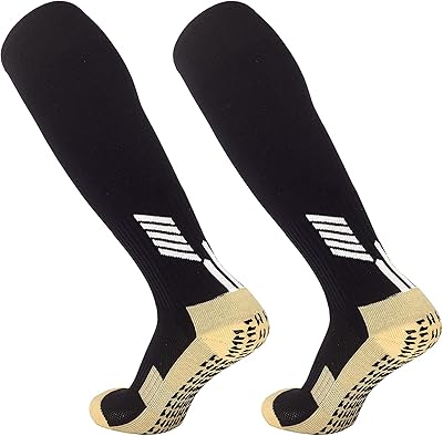 2 pairs of long -lived non -slip football socks with knees with rubber handle, sports training accessories, sports socks for men women boys girls.. DIAYTAR NIGERIA: Connecting Nigerians with affordable products delivered promptly nationwide.