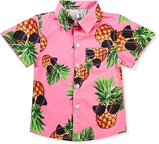 Light Hawaiian shirt buttoned on the front Uchina for small and old boys, Aloha blouse with short sleeves with floral print.. Experience shopping freedom with DIAYTAR NIGERIA's comprehensive platform and reliable shipping service.