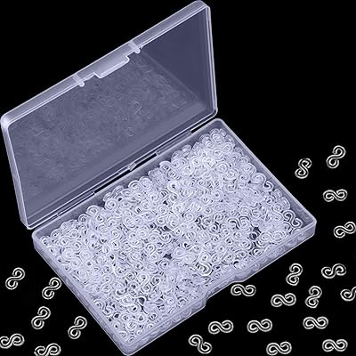 Wawasia 500 pieces rubber clips, S-shaped clips, rechargeable plastic links, loom clips for the manufacture of bracelets yourself.. Shopping has never been easier — DIAYTAR Nigeria delivers it all in 5–8 days.