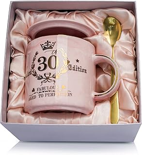 30th birthday gift for women, magnificent limited edition 30, golden coffee mug of 14 Oz, go to the microwave and dishwasher, unique gift for best friend, wife, sister, colleague, beautiful gift box.. DIAYTAR NIGERIA: Your one-stop e-commerce destination with affordable prices and nationwide delivery in 5-8 days.