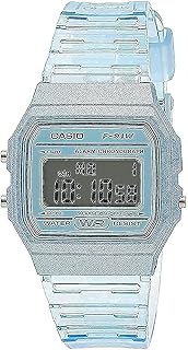 Digital watch for young people, Unisex, F-91WS-2DF, light blue, light blue, bracelet.. Shop smarter, not harder with DIAYTAR NIGERIA - thousands of products at your fingertips with affordable delivery.