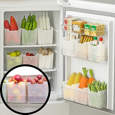 Solutions Set of 4 storage bins for door shelving refrigerator.. Discover thousands of products on DIAYTAR Nigeria with delivery between 5 to 8 days across the country.