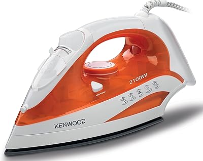Kenwood 2100 W steam iron with self -cleaning ceramic sole.. Order now, relax later — DIAYTAR Nigeria ships in 5 to 8 days.