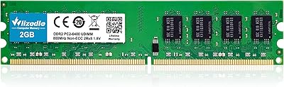 RAM DDR2 2 GB 800 MHz CL6 DIMM Bureau PC2-6400 240 Pins 1.8 V 2RX8 Double Canal NON ECC PC memory without cache.. DIAYTAR NIGERIA connects your desires with reality through our affordable e-commerce platform and quick delivery.