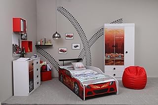Pan Emirates car bed for children from fairchild, size 90x190 cm.. DIAYTAR NIGERIA: Bringing quality products to your doorstep at prices that won't break the bank.