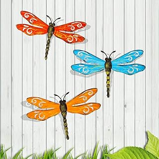 Decor of external wall art Libellule, interior and exterior metal fence suspended for the decoration of the living room and the bedroom (3).. Shop efficiently with DIAYTAR NIGERIA, offering thousands of products at unbeatable prices delivered promptly.