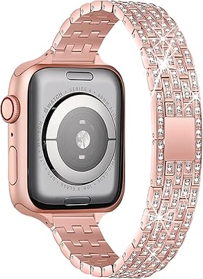WF EAGLE compatible bracelet for Apple Watch 41mm 40mm 38mm 42mm 44mm 45mm 49mm, Metal replacement bracelet Rhinestone for iWatch series 8 SE 7/6/5/4/3/2/1.. DIAYTAR NIGERIA brings the marketplace to every Nigerian home with affordable prices and quick delivery.