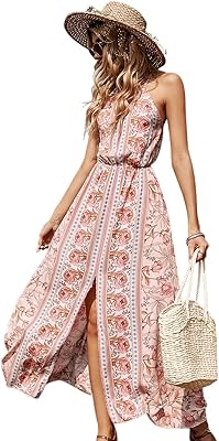 Long -collar -collar -collar dress for women with bare back lace and thin straps for the beach party, pink.. DIAYTAR NIGERIA connects you with what you need at prices you'll love, delivered within 8 days.
