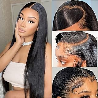 TMTM 13x6 HD Front Wigs Human Hair Density 180 Straight front wigs for women.. DIAYTAR NIGERIA connects your desires with reality through our affordable e-commerce platform and quick delivery.