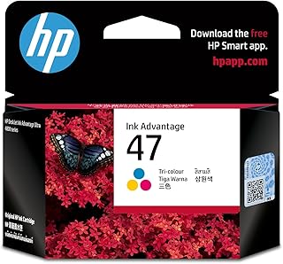 HP ink cartridge 47 '' Tri-color advantage original, 6zd61ae, cyan, magenta, yellow.. Big savings, small wait times — shop now at DIAYTAR Nigeria.