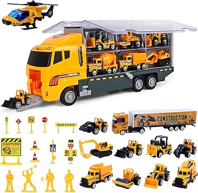 Set of technical truck toys cut with traffic signs, children's toy gifts for children aged 3 4 6 7 8 9 and over, boys and girls.. Discover why thousands choose DIAYTAR NIGERIA for affordable products delivered in less than a week.