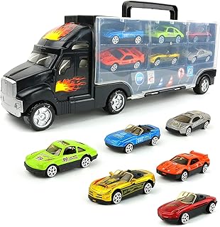 Alissamin transport truck with 6 elegant metal racing cars and a transport bag.. Nigeria's most diverse e-commerce platform delivers quality and affordability to your doorstep in 5-8 days.