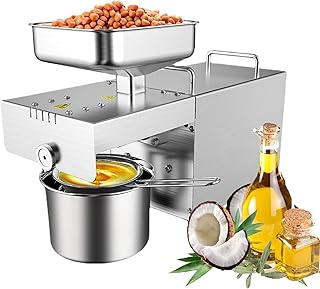 Temkin 720W oil press, organic stainless steel oil expeller, automatic/hot oil extraction machines for avocado, almond, peanut, sesame, flax seeds, rapeseed.. Discover the convenience of DIAYTAR NIGERIA's vast e-commerce platform with delivery in just 5-8 days.