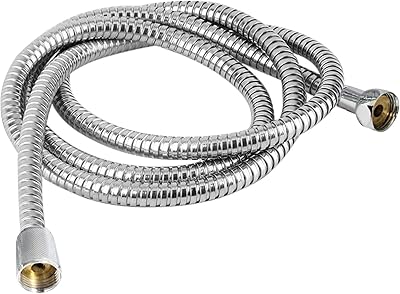SJWA 1.5m/2m/3m Stainless steel shower hose fresh water chromed shower hose regular bathrooms accessories (color: stainless steel, size: 1.5 m).. Shop smart with DIAYTAR NIGERIA, offering a vast product range delivered to your doorstep within a week.