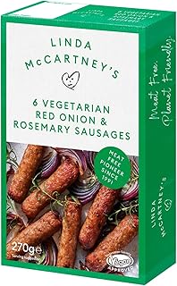 Linda McCartney vegetarian sausage with red and rosemary onions, 6 in 1 - vegetarian package.. DIAYTAR NIGERIA revolutionizes e-commerce with our affordable prices and dependable delivery timeframes.