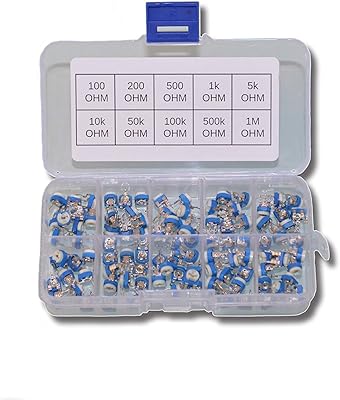 EPC -1110 rheostat set, 10 values, 100Ω - 1MΩ (package of 100).. Shop with intention at DIAYTAR NIGERIA, offering thousands of products delivered nationwide in days.