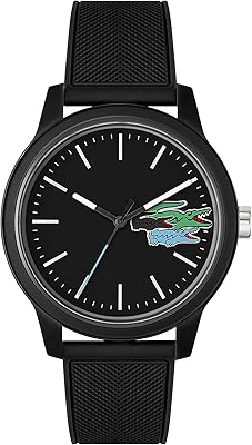 Lacoste 12.12 watch with black dial for women - 2011134, black.. Join thousands of satisfied shoppers on DIAYTAR Nigeria.
