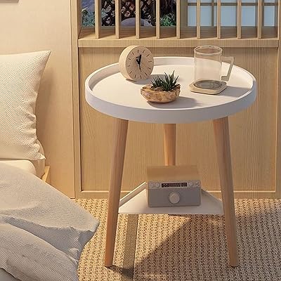 C & C Home round table Small table with wooden tripod feet.. Experience the future of online shopping with DIAYTAR NIGERIA's extensive product range and competitive pricing.