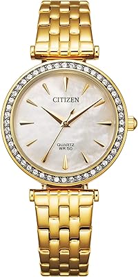 Quartz watch for citizen women, analog display and stainless steel bracelet - ER0216-59D.. Embrace the convenience of DIAYTAR NIGERIA with thousands of products at your fingertips, delivered nationwide.