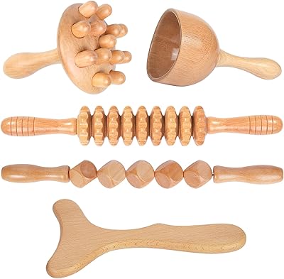 Wooden massage tools 5 in 1 Draining Wood Therapy Mass.. Your trusted marketplace, DIAYTAR NIGERIA offers extensive variety with delivery within 8 days.