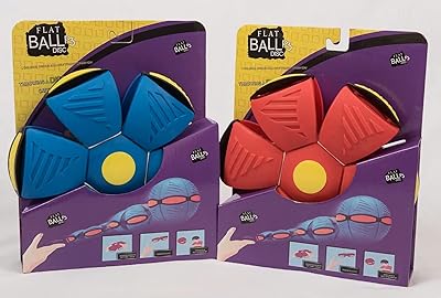 Flat flying pop-up ball, bouncing bouncing shoe frisbee, bouncing ball toy for children with 2 (red and blue) luminous package (red and blue).. Your e-commerce hub for everything — DIAYTAR Nigeria has you covered.