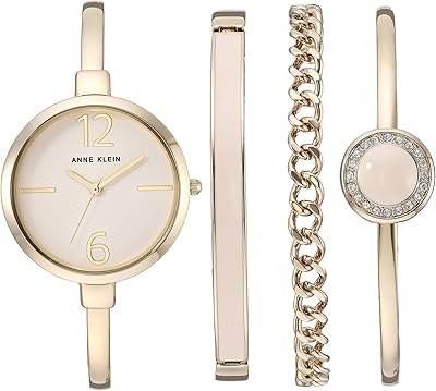 A bracelet and female bracelet set of Anne Klein.. Discover why millions choose DIAYTAR for affordable online shopping with delivery in just 5-8 days.