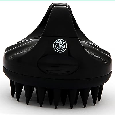 Bilzz hair brush to massage the scalp | Purk of hair for men, women, children, domestic animals, long and short hair | Hair brush for shampoo | Flexible silicone hair comb for cleaning dandruff and hair | Black exfoliant for scalp.. Unlock access to a wide range of products with DIAYTAR NIGERIA's affordable e-commerce platform.
