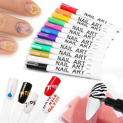 12 pieces/3D pen nail art graffiti dots flower pen with crochet line for nail art gel art.. DIAYTAR NIGERIA: Your affordable gateway to thousands of products shipped nationwide within the week.