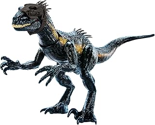 Dinosaur figurine Jurassic World Indoraptor Track 'N Attack with track equipment and 3 attack functions, gift toy with physical and digital game, HKY12.. DIAYTAR NIGERIA: Where shopping is a pleasure with affordable prices and reliable delivery service.
