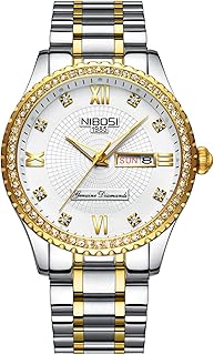 Retro stainless steel and golden diamond -steel watches for men.. Join thousands of satisfied shoppers on DIAYTAR Nigeria.
