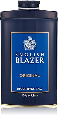 The original Talc Deodorant Powder for Men by English Blazer, 150 g.. Discover the perfect balance of selection and value with DIAYTAR NIGERIA's nationwide delivery service.