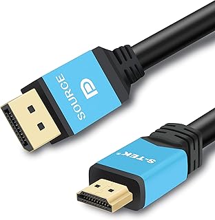 S tech [1.8 m/6 feet] 4K Displayport at 30 Hz to HDMI male to male DP cable to HDMI for HD TV and monitor cable.. Shop anytime, receive on time — only with DIAYTAR Nigeria.