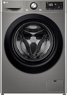 LG washing machine with a larger capacity of 9 kg, with AI DD technology, steam, thinkq, 1400 rpm, platinum silver color.. DIAYTAR NIGERIA brings affordable shopping solutions to every corner of Nigeria in just 5-8 days.
