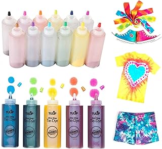 Tulip One Step Tie Dye coloring kit, rainbow colors and non-toxic materials, easy activity for large groups, party supplies, the package includes 12 bottles of bright colors.. Your trusted marketplace, DIAYTAR NIGERIA offers extensive variety with delivery within 8 days.
