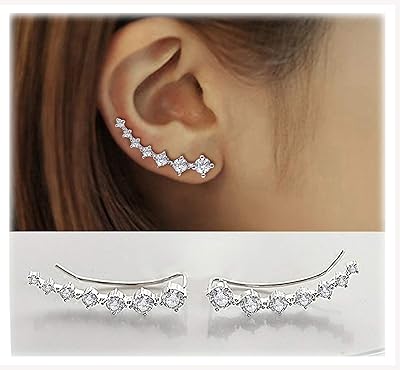 Set of Sterling 925 silver earrings with cubic zirconia, 18 -carat gold plated and set with hypoallergenic cubic zirconia, stone, cubic zirconia.. DIAYTAR NIGERIA combines affordability with convenience, delivering your purchases within 5-8 days.