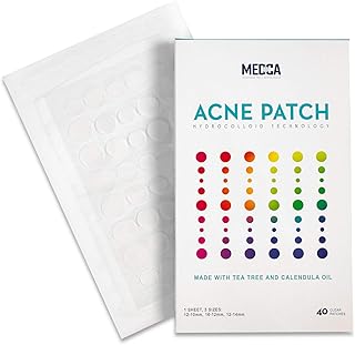 Acne coverage patch - (40 units) Treatment of pimples and imperfections - Hydrocolloid bandage, tea tree, cica oil and covers, invisible patches to hide, absorb, protect and soothe acne, rashes and black dots.. From household needs to gadgets, DIAYTAR Nigeria has it all.