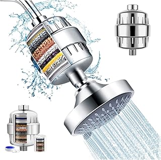 Hard water shower filter in 20 steps, high -efficient fresh water filter cartridge for hard water softener to eliminate chlorine fluoride, universal shower head filter with constant water flow.. DIAYTAR NIGERIA: Where shopping meets satisfaction with affordable prices and prompt delivery services.