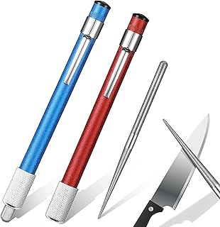 2 pieces sharpener with retractable diamond knobs steel sharpening rod.. DIAYTAR NIGERIA delivers on our promise of variety, affordability, and prompt nationwide shipping.