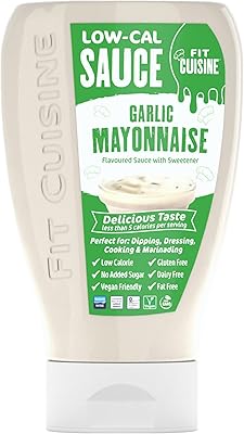 Sauce with low calorie content kitchen - Sauce with low calorie content to promote weight management, low carbohydrate diet, keto, vegan compatible, to soak, season, cook, marinate - 425 ml (garlic mayonnaise).. DIAYTAR NIGERIA combines extensive product options with budget-friendly prices, delivered in 5-8 days.