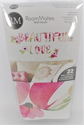 MURAL STICKER ROMMATIONS BEAUTIFUL LOVE, PLASTIC, MULTICLE, 2 2 -piece sheets, 92.7 x 21.9 cm.. Your trusted shopping partner, DIAYTAR NIGERIA offers extensive selection with quick delivery options.
