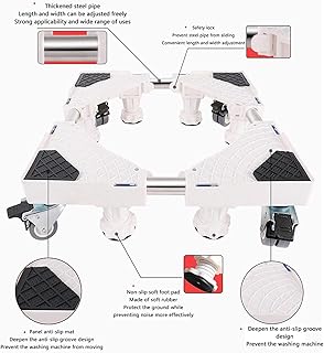 Multifunctional adjustable base with raised base with solid feet for washing machine dryer and refrigerator.. Discover the convenience of DIAYTAR NIGERIA's vast e-commerce platform with delivery in just 5-8 days.