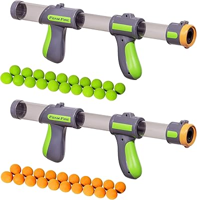 Go Sports Official Foam Shooter - Pack of 2 gaming launchers and replacement balls - fun for precision games and Go Sports foam shooters.. Experience the simplicity of DIAYTAR NIGERIA's extensive marketplace with delivery within 8 days.