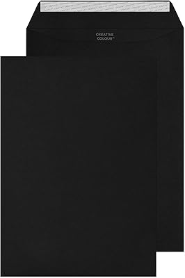 Blake creative color pocket envelopes easy to peel off and stick C4 229 x 324 mm 120 g/m2 (63414p) jet black, pack of 10.. Experience shopping satisfaction with DIAYTAR NIGERIA's vast selection and budget-friendly delivery options.