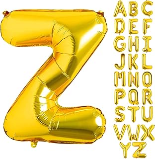 Large 40 inch Ghikki helium balloons, large mylar balloons in helium leaf for birthday and birthday party (40 inch letter Z).. No stress, no delays — DIAYTAR Nigeria is your trusted shopping partner.