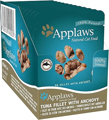 Natural wet food for applaws with tuna and anchovies (pack of 12.70 grams).. DIAYTAR NIGERIA makes every purchase count with our affordable prices and reliable 5-8 day shipping.