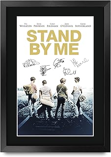 HWC Trading FR A3 Stand by Me Movy River Phoenix, Kiefer Sutherland, Corey Feldman Gifts Printed Signed with Autograph Photo for Film Souvenir Fans - A3 Box.. DIAYTAR NIGERIA connects your desires with reality through our affordable e-commerce platform and quick delivery.